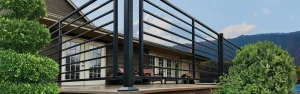 Fortress railing and lighting